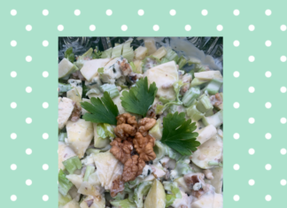 Salată de țelină apio cu mere!